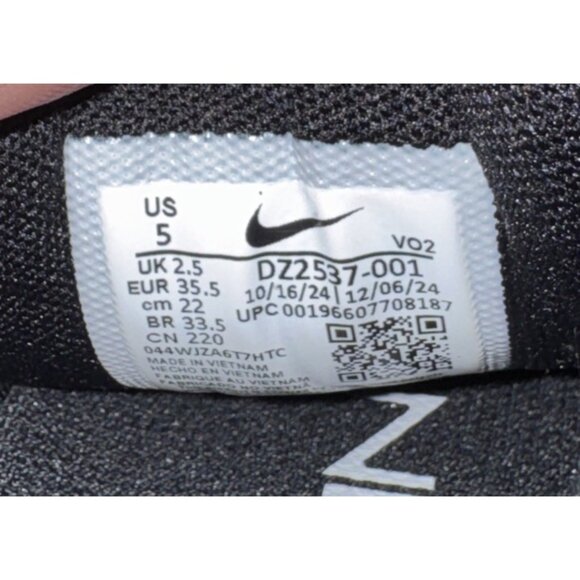 Nike Metcon 9 Womens Athletic Cross Training Shoes Size 5 Black Gray DZ2537-001 - Picture 8 of 8